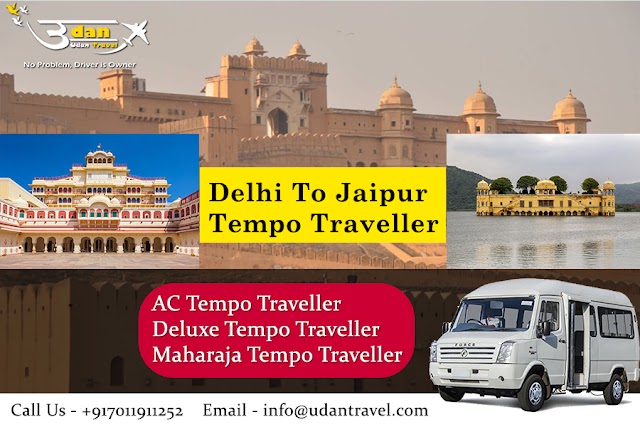 Tempo Traveller hire in Delhi To Jaipur Rajasthan