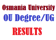 Osmania University OU Degree UG Results