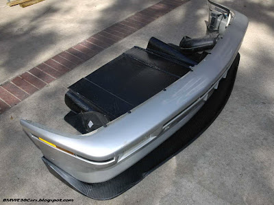 E30 carbon front splitter