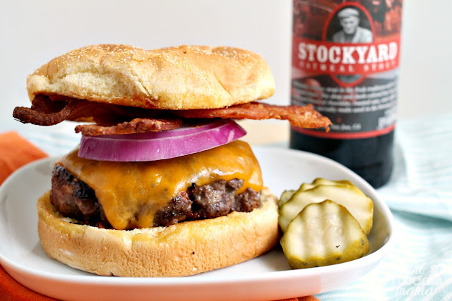 This juicy & flavorful Coffee Rubbed Venison Bacon Burger is sure to quickly become your new go-to burger recipe this summer.