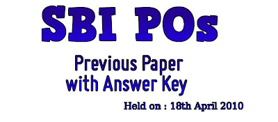 SBI PO Model Paper free download