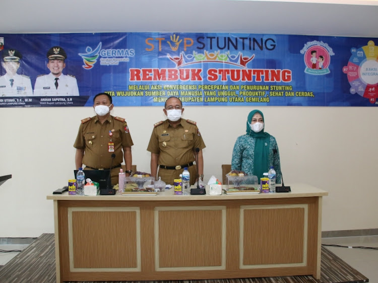 Pemerintah Kabupaten Lampung Utara menggelar Rembuk Stunting Tahun 2022