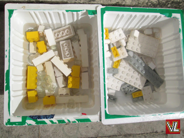 Recuperação de cor original de peças LEGO antigas - passo a passo