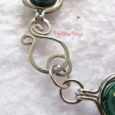 Wire wrapped clasp, hook