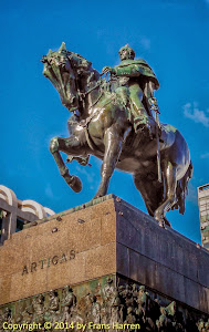 Statue of Uruguayan hero José Artigas