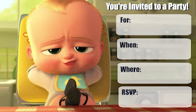 Boss Baby invitation