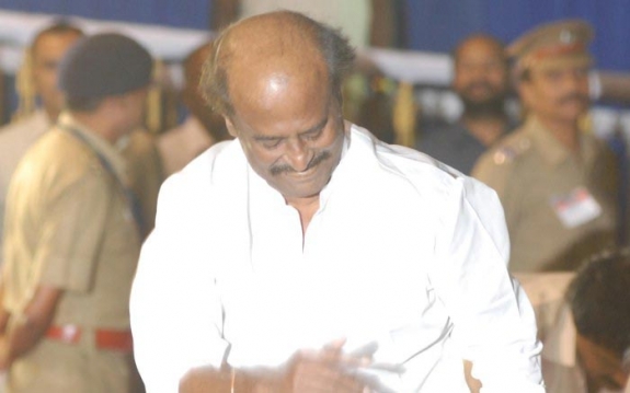 Tamil Superstars Rajinikanth Exclusive Latest Photos At Thuglak Function Stills function pics