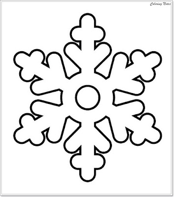 Snowflake Coloring Pages for Preschoolers, Simple Snowflake Coloring Pages Printable, Christmas Snowflake Coloring Pages