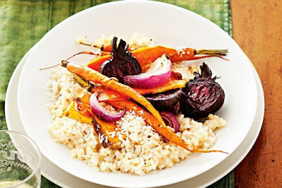 Roast vegetable risotto