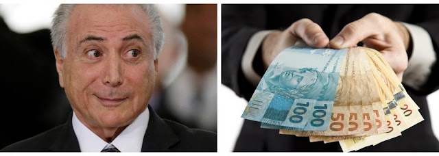 APESAR DA "CRISE" TEMER ESTÁ DISPOSTO A GASTAR MAIS R$ 30 BI PARA APROVAR PREVIDÊNCIA