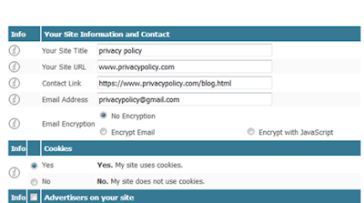 Membuat Halaman Privacy Policy Pada Blog