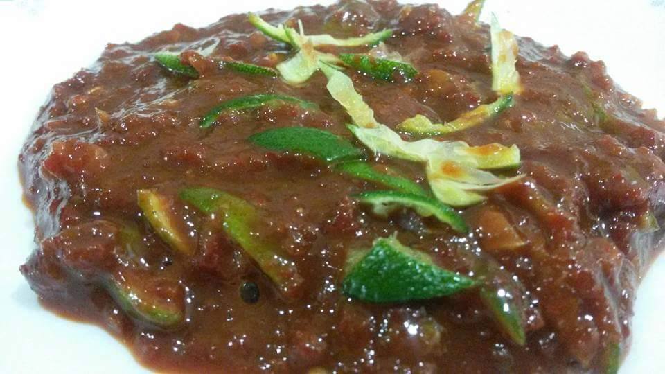 SAMBAL BELACAN KULIT LIMAU - Dari Dapur Kak Tie