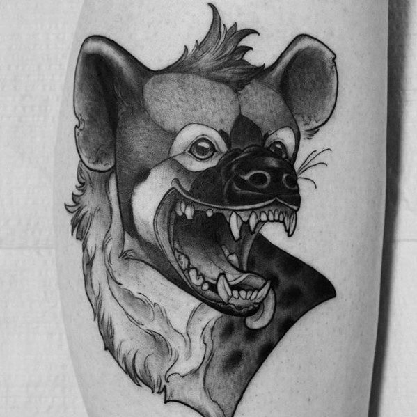 40 tatuagens de hiena para inspirar vocês