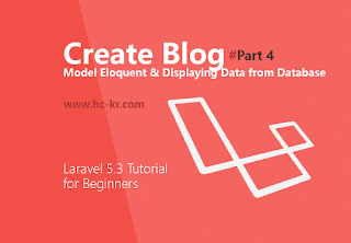 Model Eloquent & Displaying Data from Database