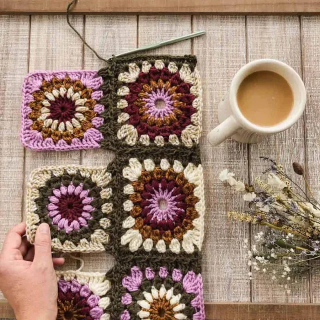 join as you go how to join crochet squares
