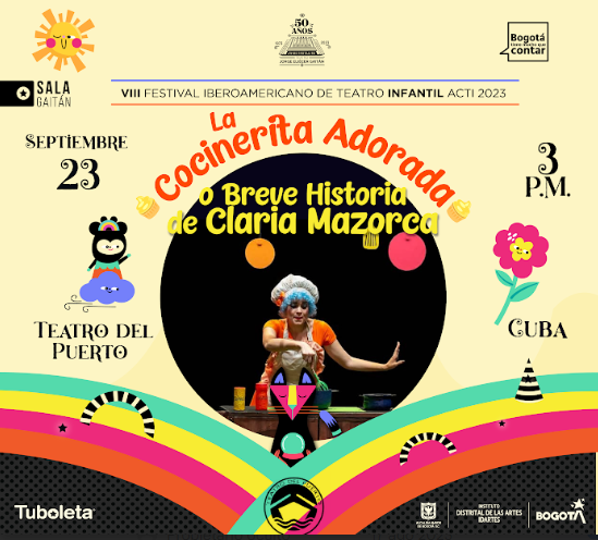 OBRA LA COCINERITA por TEATRO DEL PUERTO desde CUBA | Teatro Jorge Eliécer Gaitán