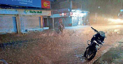 രാത്രി മഴയിൽ പുഴയായി;പഴയങ്ങാടി