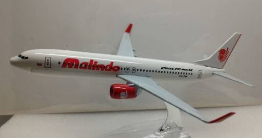  Pesawat  Kuno Malindo Air DIECAST MINIATUR PESAWAT  