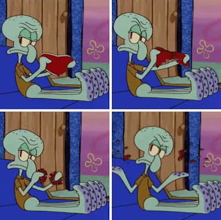 SQUIDWARD BREAKING HEART