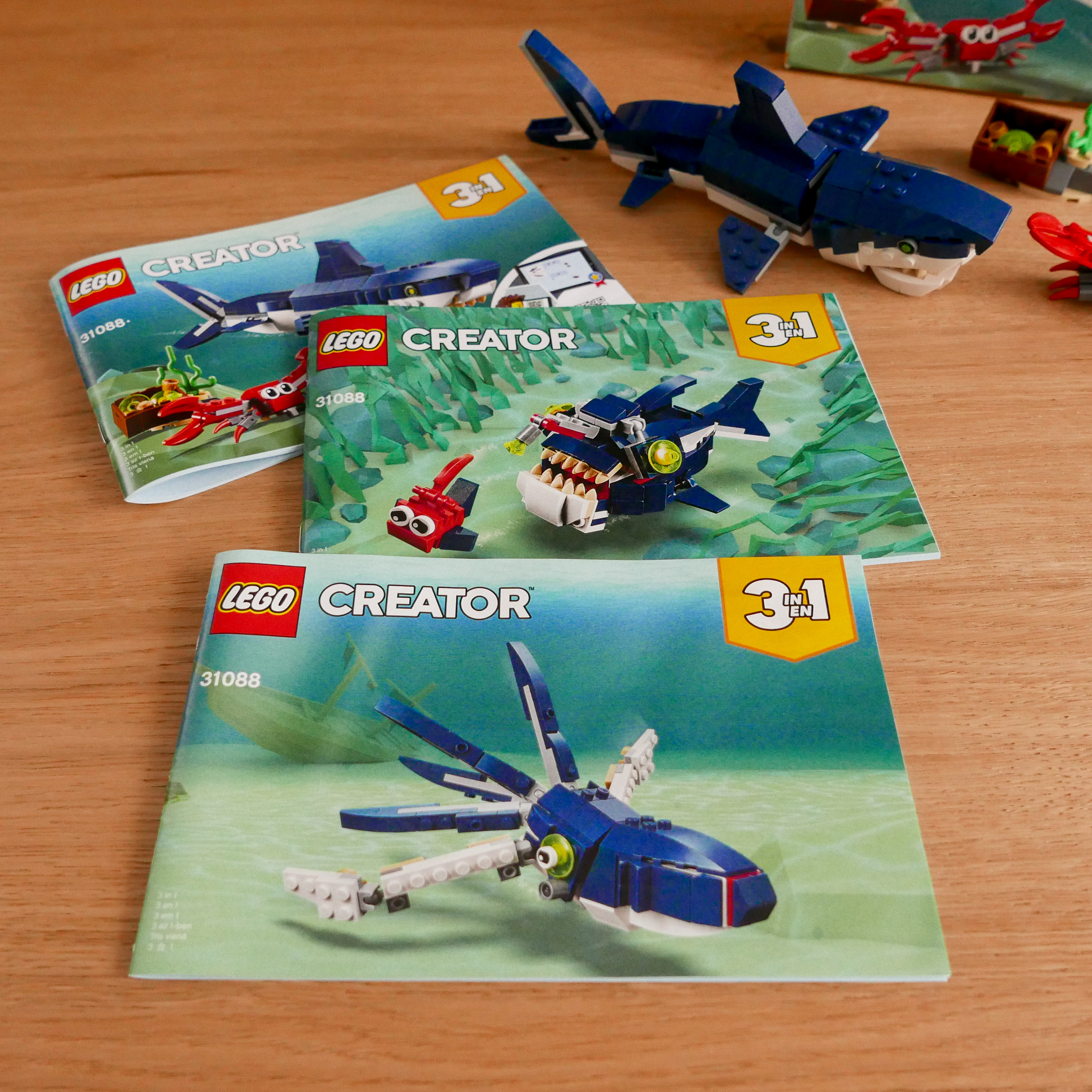 LEGO Creator Morskie stworzenia 31088 instrukcja