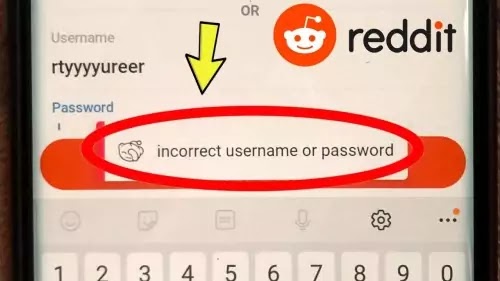 How To Fix Reddit App Incorrect Username or Password Problem Solved