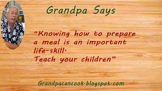 Knowing how to prepare a meal in an important life-skill. Teach your children to cook