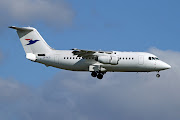 Auch Atlantic Airways ist im Auftrag von Blue 1 unterwegs. (atlantic airways bae avro rj oy rcd net)