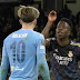 MCI 0-1 RMA: Vinicius Jr tells Man City star Grealish to stop diving 