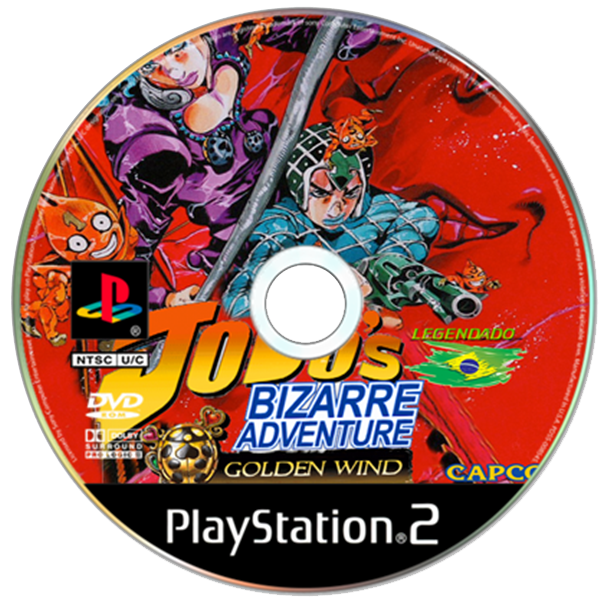 Jojo no Kimyou na Bouken - Ougon no Kaze jogo traduzido PT-BR PS2 OPL 