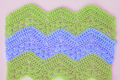 6 -  Crochet Imagen Puntada zig zag a crochet continuacion por Majovel Crochet