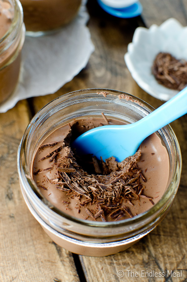 Vegan Dark Chocolate Pots De Creme