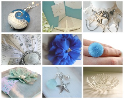 Some items about ocean beach and summer wedding I found in beautiful Etsy 