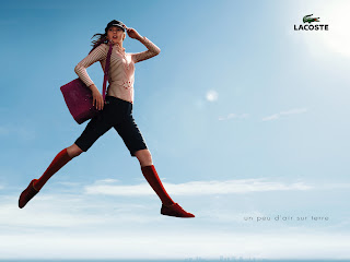 Lacoste Cool Women Wear Hat Bag Shirt Ads HD Wallpaper