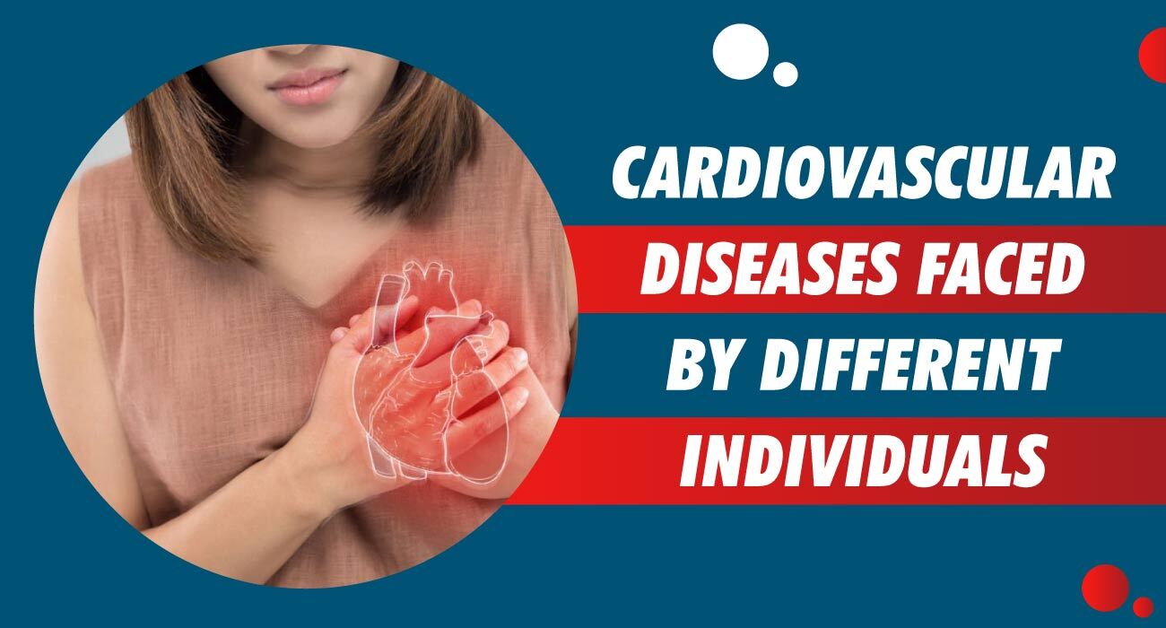 Cardiovascular diseases faced by different Individuals