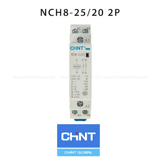 Contactor CHINT 2P 25A NCH8-25/20 chính hãng