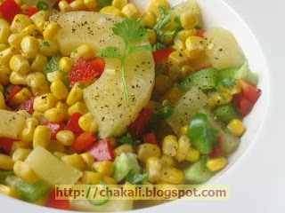 salad recipe, healthy salad, corn salad, pineapple salad, diet recipe, diet food, healthy heart recipe, corn recipe, pineapple recipe, recipe for salad, fruit salad
