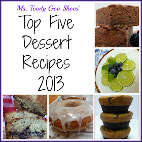 Top Five Dessert Recipes of 2013 --- by Ms. Toody Goo Shoes