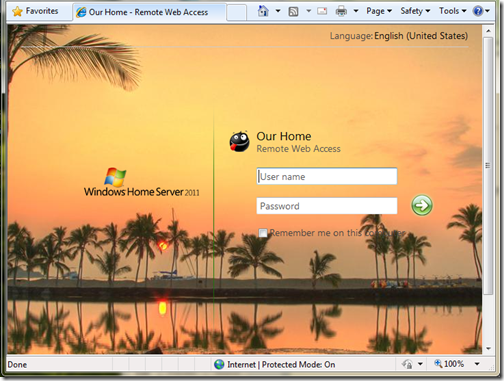 Customized Logon Page