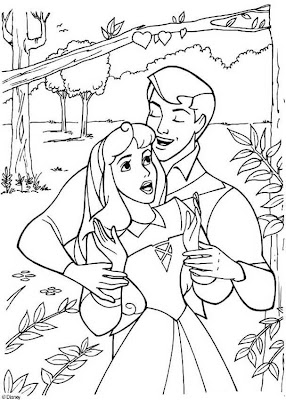 Sleeping Beauty Coloring Pages on Princess Coloring Pages Brings You Two Sleeping Beauty Colouring Pages