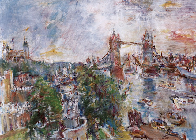 Oskar Kokoschka - London Tower Bridge, II - 1963