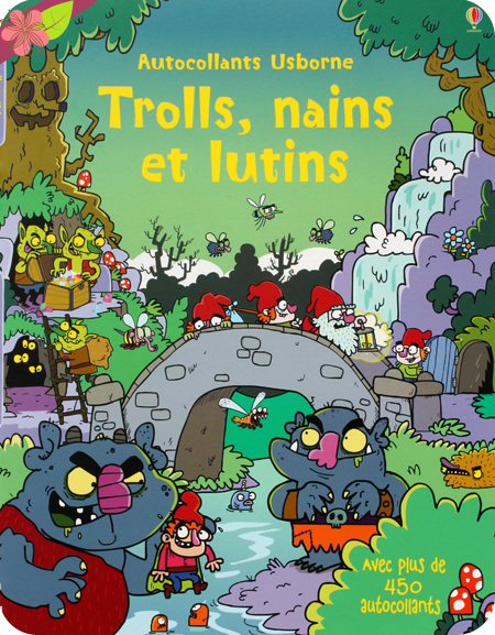 Autocollants Usborne : Trolls, nains et lutins