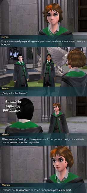 Hogwarts Mystery fotonovela rowan merula