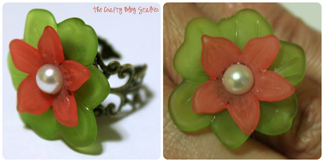 Flower Bead Ring