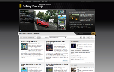 Johny Backup Blogger Template