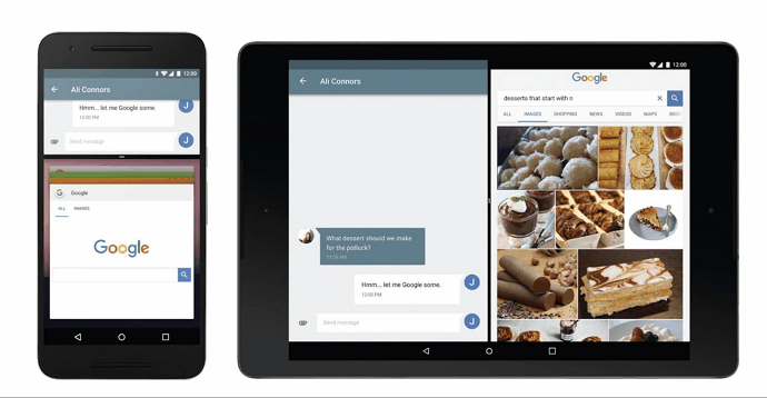 Android N Split Screen (Multi Window)