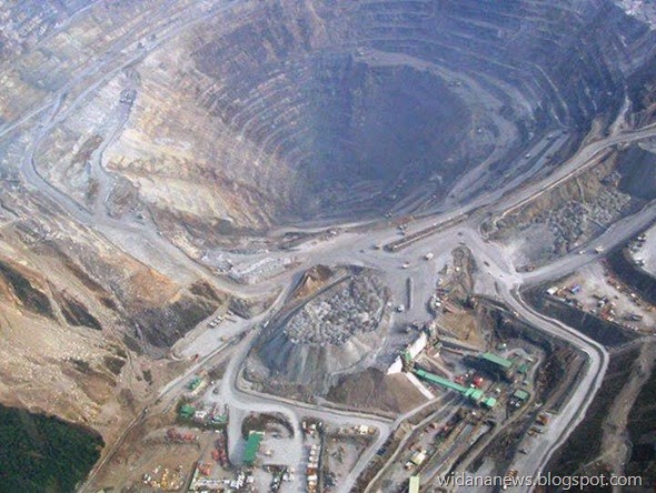Tambang Emas PT. Freeport di Papua