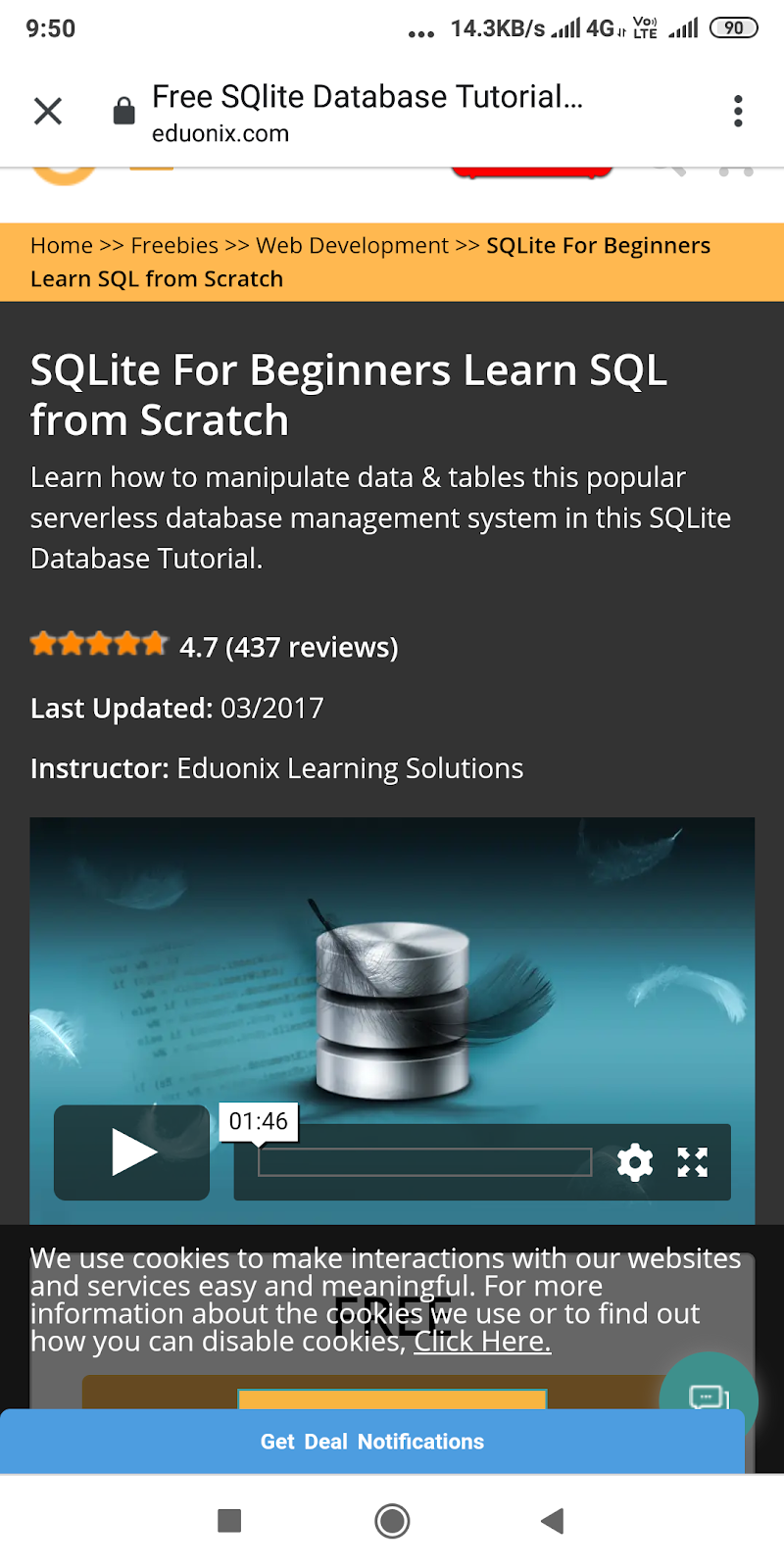 SQlite For BEGINNERS LEARN SQL FROM SCRATCH VIDEO DOWNLOAD PAID TUTORIAL