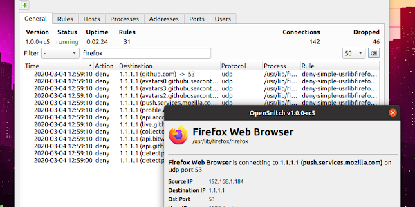 OpenSnitch Linux Application Firewall Fork With Improvements And Bug Fixes