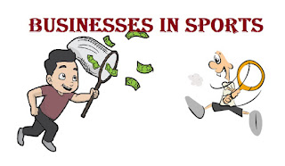 Many companies invest their money in sport games for advertisement purposes