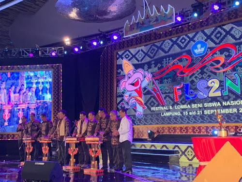 Pembukaan FLS2N 2019 di Lampung